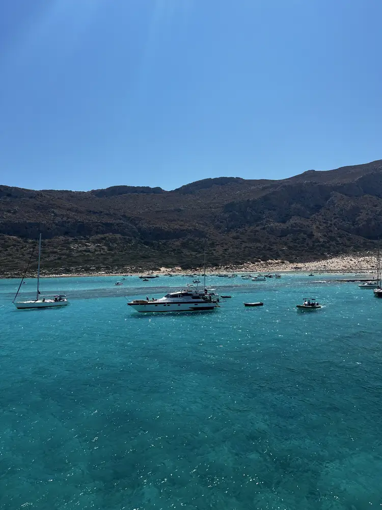 Balos Beach in Crete, Greece