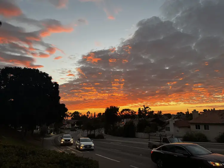 Sunset in San Diego, California