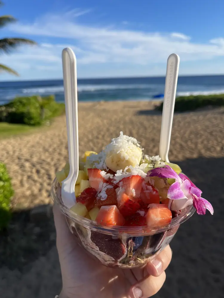 Acai Bowl in Oahu, Hawaii